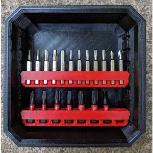 Micro Bit Holder for Milwaukee Packout Bins