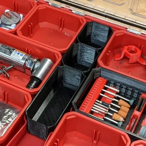 Low-Profile Middle Bins for Milwaukee Packout