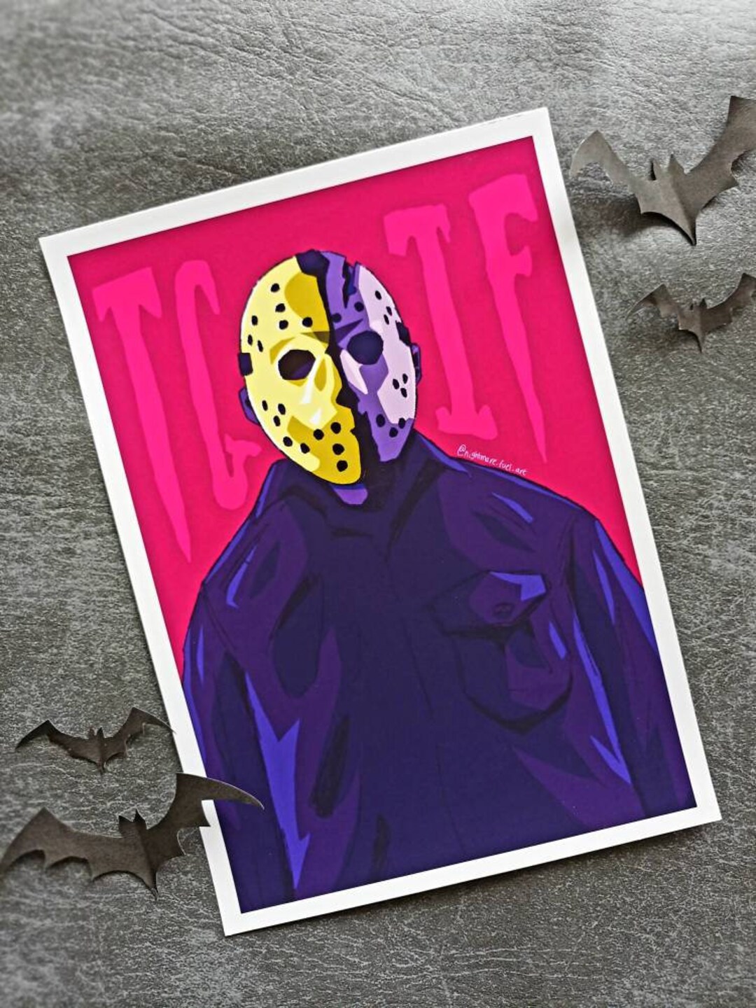 Jason Voorhees TGIF A5 Print - Etsy
