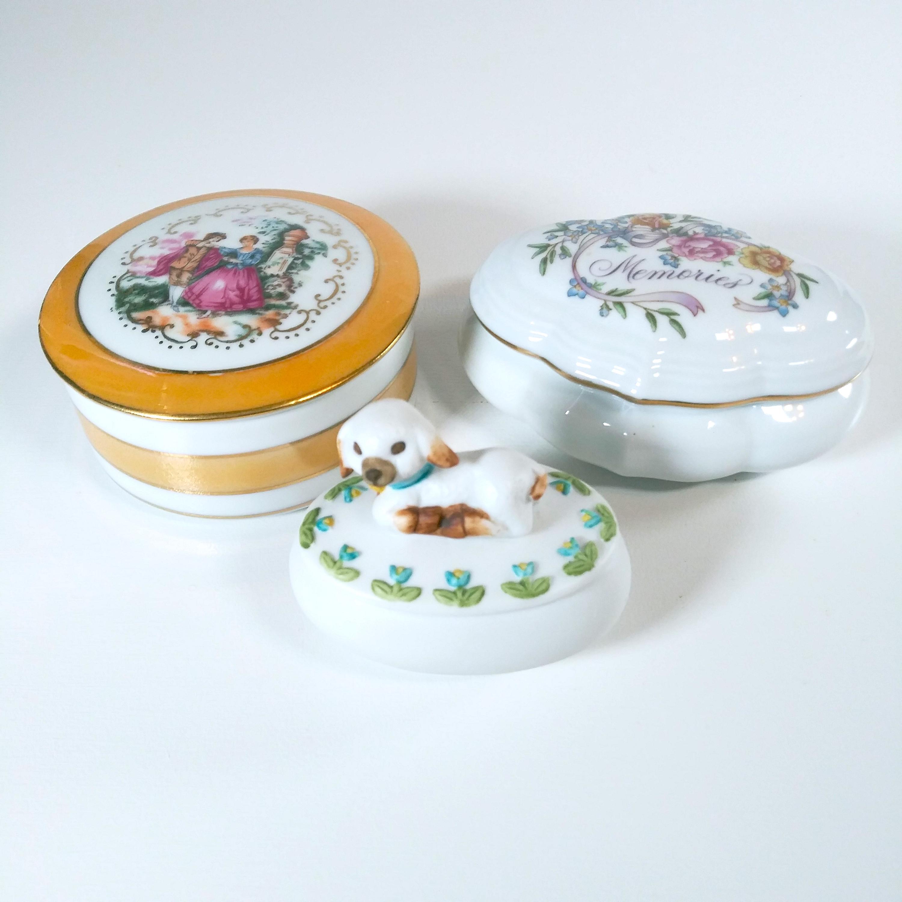 貴重‼️CCAヒンジーBOX*ブレックファストプレート 小物入れ リモージュ 貴重‼️CCAヒンジーBOX*ブレックファストプレート 小物入れ