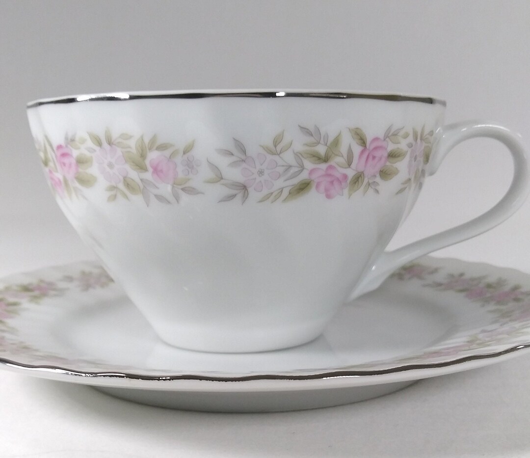Vintage Fine China Teahouse Rose Dansico Collection Cup & Etsy