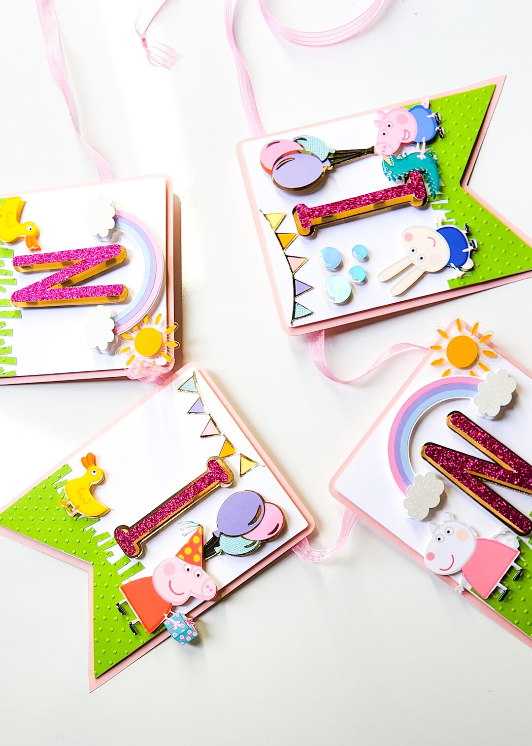 Peppa Pig Birthday Banner - Etsy