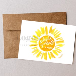Delight in the Lord DIGITAL Greeting Card File