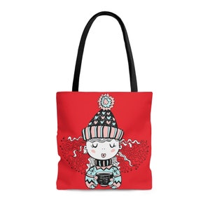 Keep Toasty - Red Tote Bag