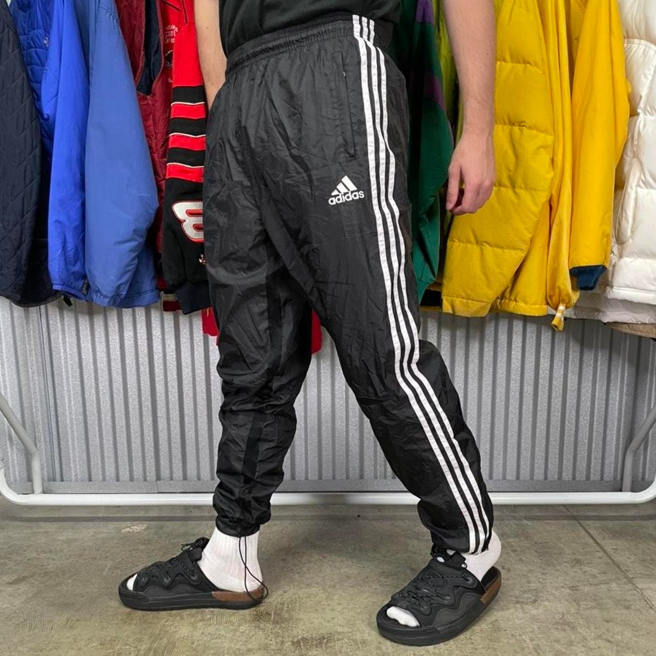 Adidas nylon track pants