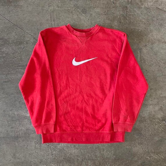 Nike Sweatshirt Logo Y2K 00s Big Centre Swoosh Sports Vintage - Etsy