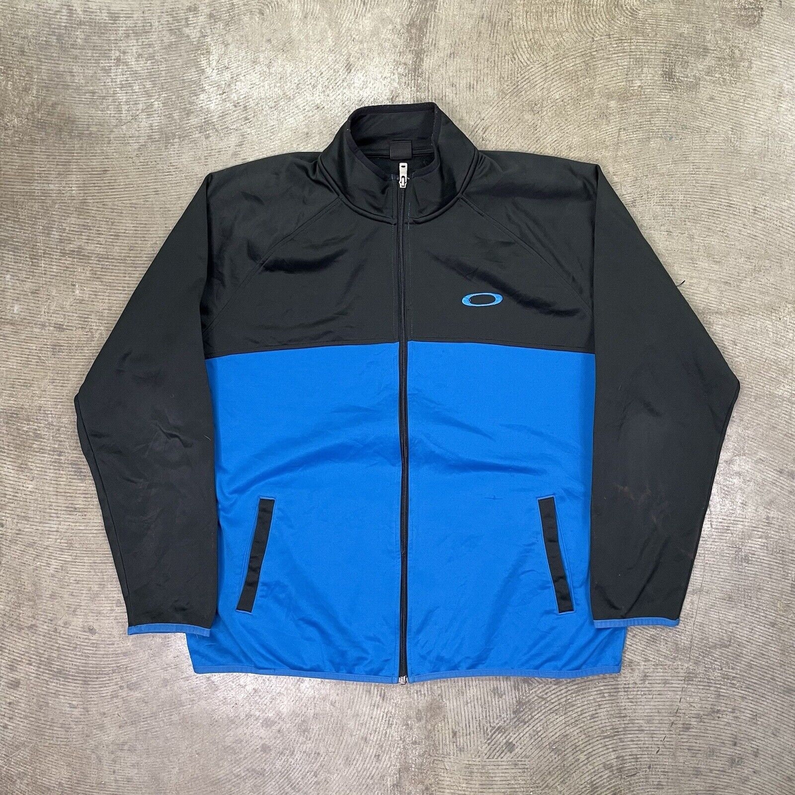 オプティミスティック Old Oakley フリースジャケット L Y2K ブラック