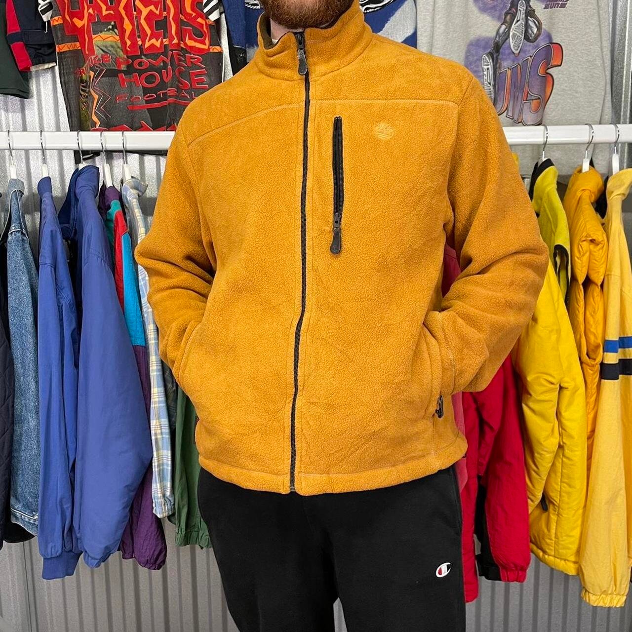 Orange Fleece Jacket - Etsy