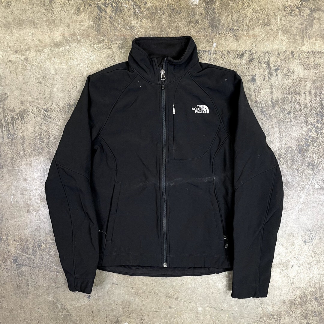 The North Face Windwall Jacket Full Zip Jacket Coat Black Etsy