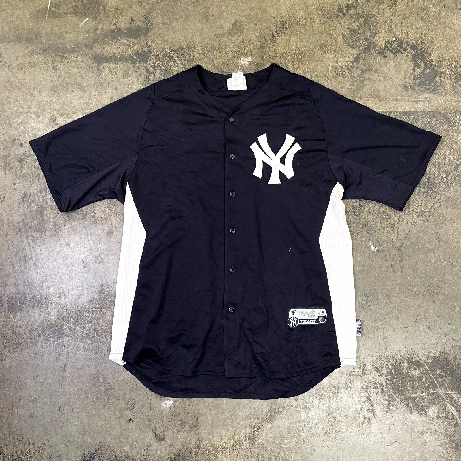 Majestic Ny Yankees Baseball Jersey in Grey for Men