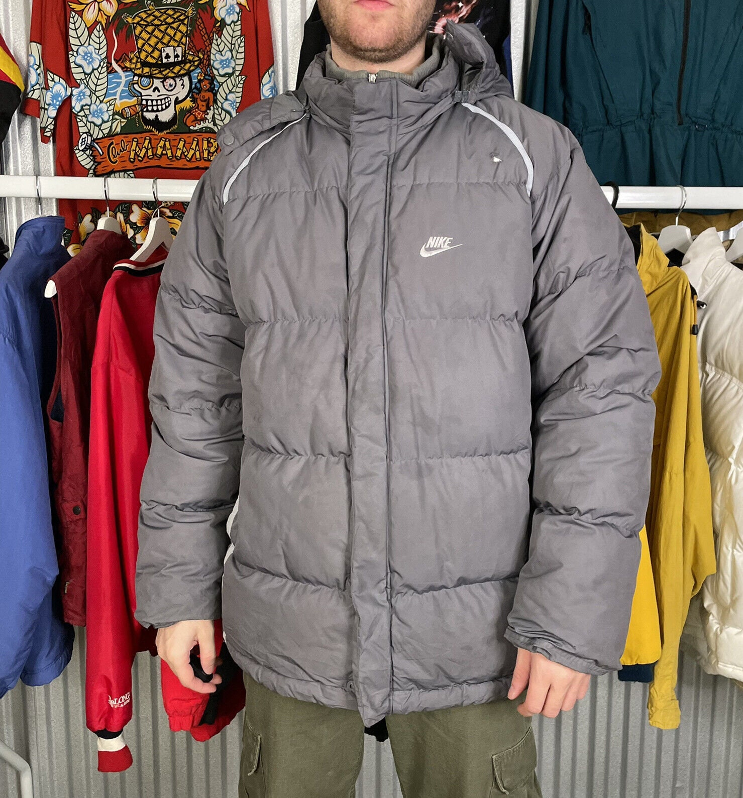 Nike Puffer Jacket - Etsy UK