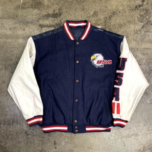 New franklin marshall Varsity College Jacket Outdoor Eagle Vintage Size:S  NEW