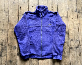 Patagonia Fleece Jacket Y2K Full-Zip Jacket, Purple, Mens Large