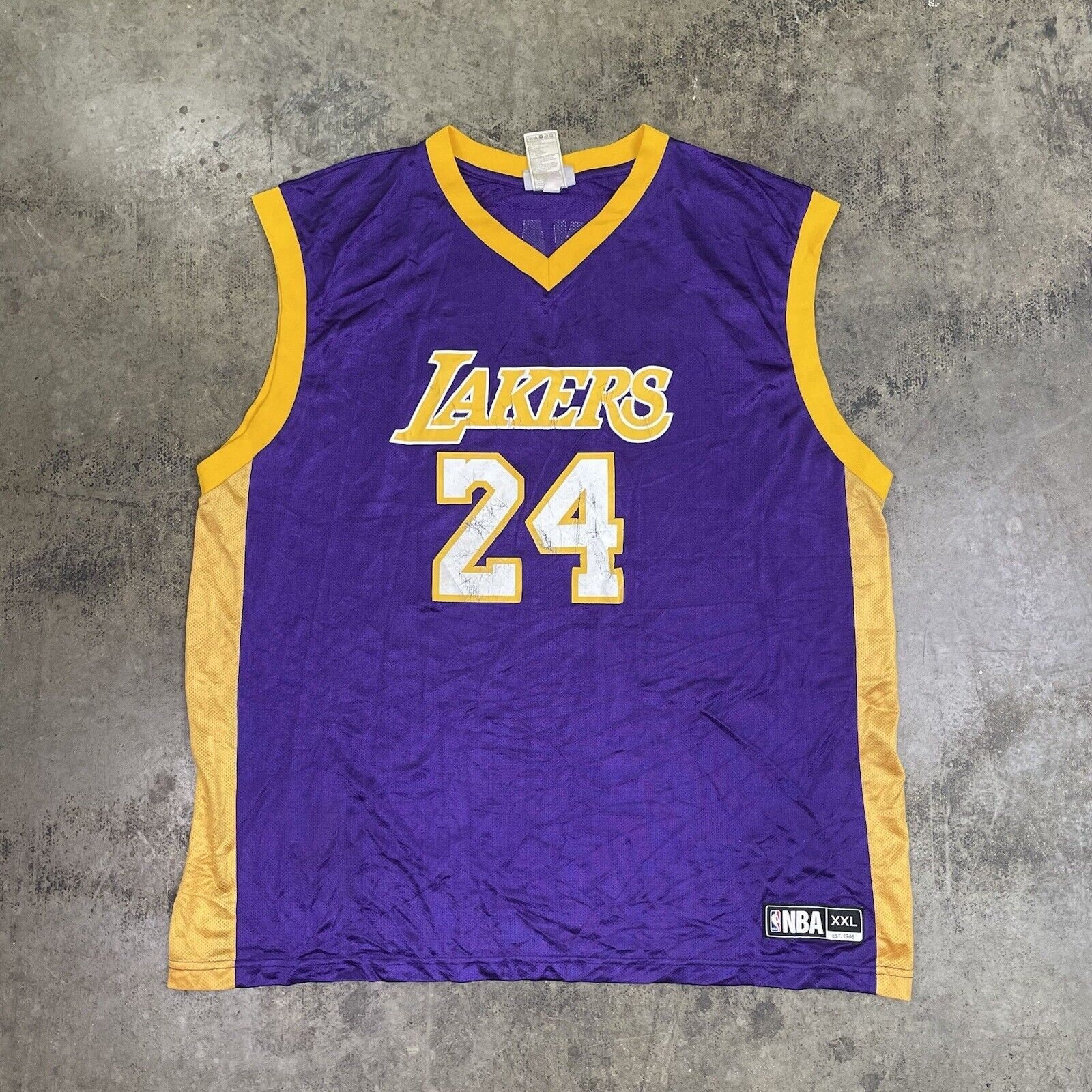 perspektiv Army Hængsel Adidas LA Lakers Jersey NBA Kobe Bryant Vest Purple Yellow - Etsy