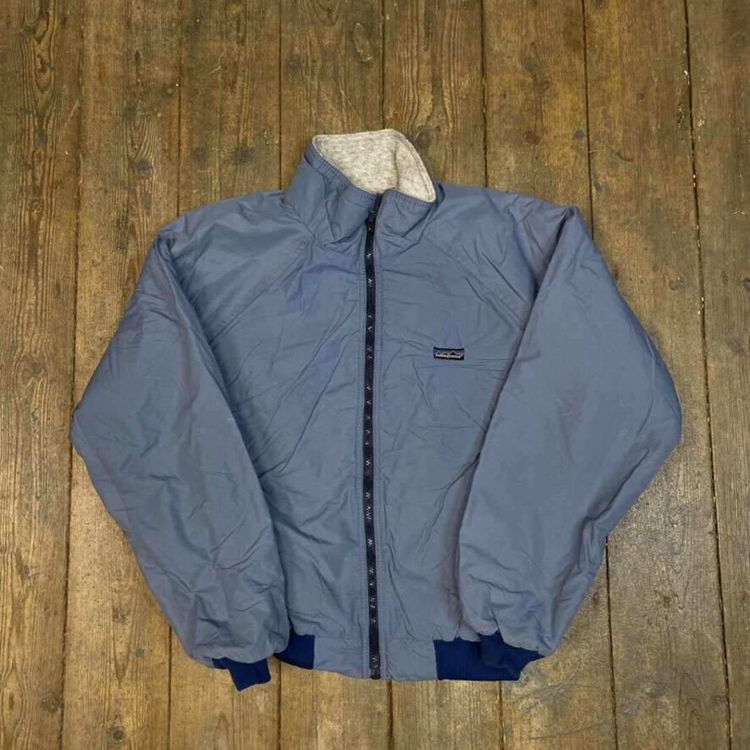 Patagonia Bomber Jacket Vintage Full Zip Fleece Lined Coat Etsy