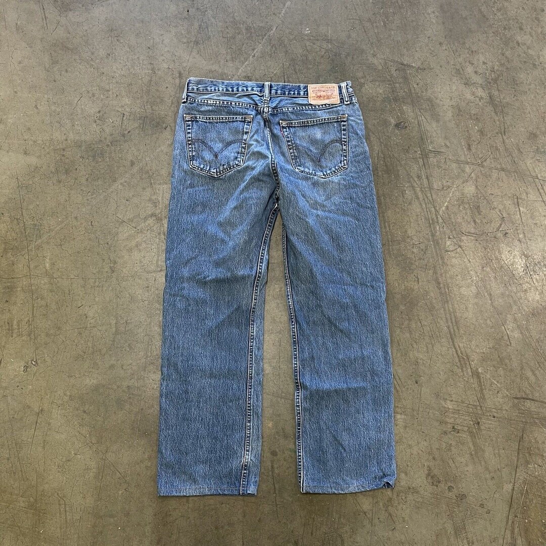 Levis 751 Jeans 90s Denim USA Vintage Pants Trousers Washed - Etsy