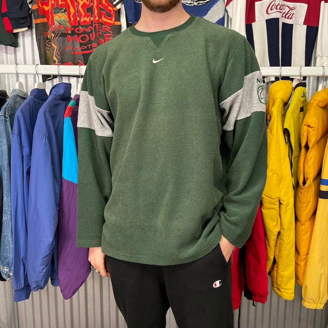 Nike Sweatshirt Green - Etsy UK