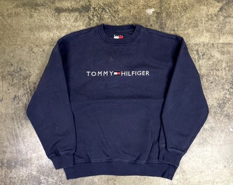 Tommy Hilfiger Sweatshirt Sports Big Y2K - Vintage Etsy Centre