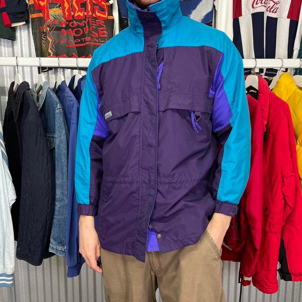 Columbia Sportswear Rain Coat 90s Full 