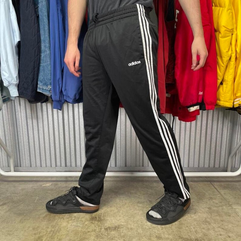 Adidas Tracksuit Bottoms 00s Y2K Vintage College Uni Sports Etsy