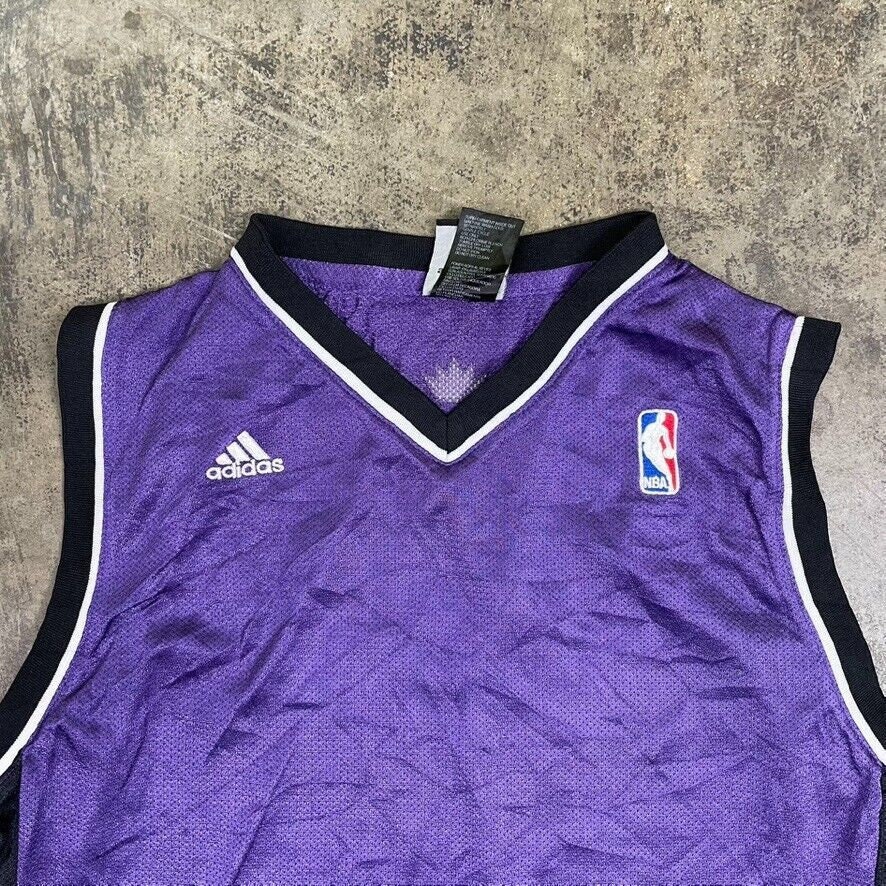 Adidas Sacramento Kings Jersey 90s NBA Vest Purple Mens 