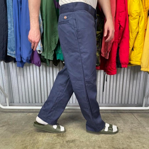 Vær tilfreds Alvorlig enhed Dickies 874 Original Fit Workwear Casual Trousers Navy Blue - Etsy Norway