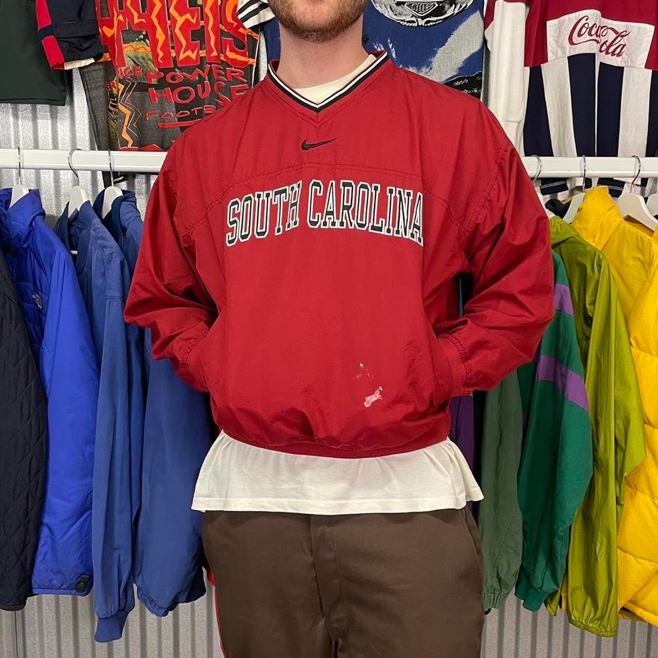 Nike Jacket Burgundy - Etsy