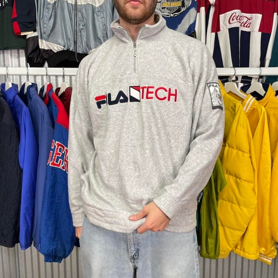 Fila Tech Fleece Y2K Vintage Half-zip 