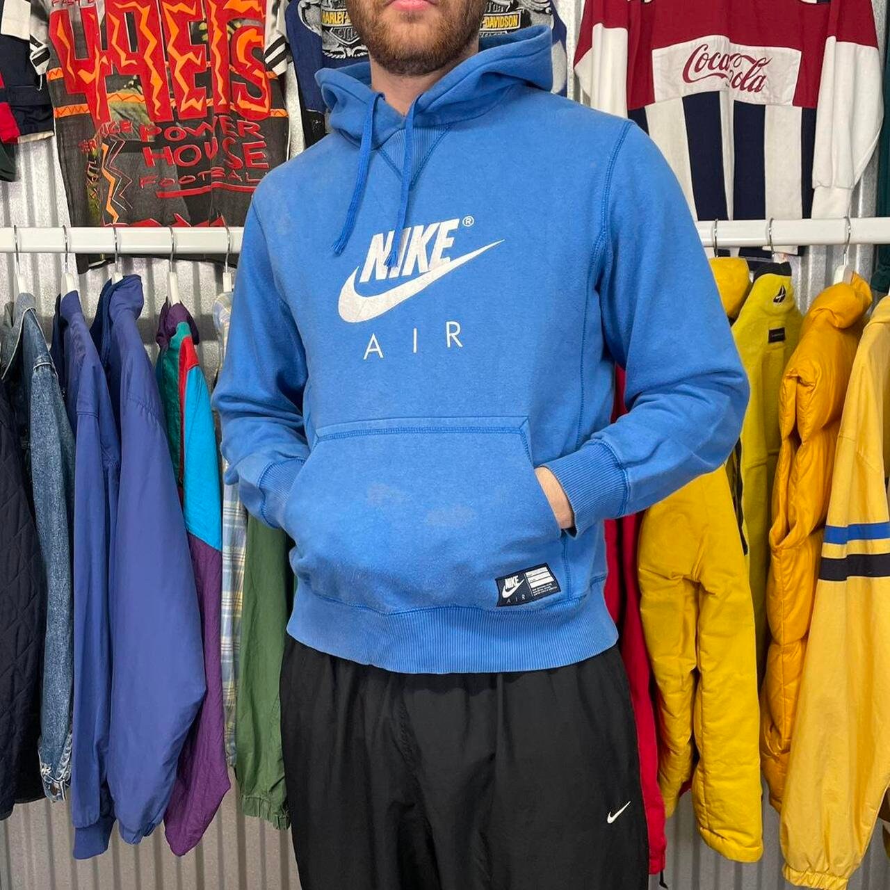blue nike hopdie