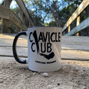 Clavicle Club Lifetime Member Mok *Zoals te zien op het populaire YouTube-kanaal Berm Peak Express!* GRATIS VERZENDING binnen de Verenigde Staten!