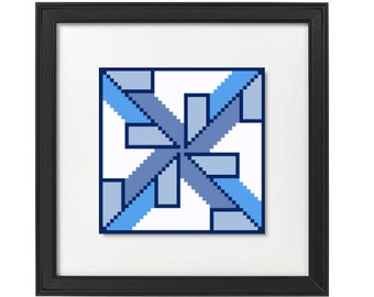 Cross Stitch/Diamond Painting Quilt Pattern - Beginner's Choice