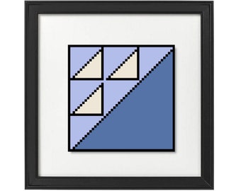 Cross Stitch/Diamond Painting Quilt Pattern - Birds in the Air