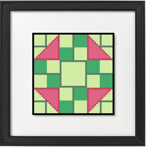 Kreuzstich/Diamant Malerei Quilt Muster - Prairie Queen