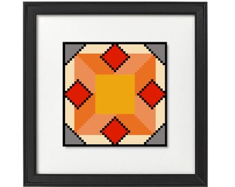 Cross Stitch/Diamond Painting Quilt Pattern - Baton Rouge