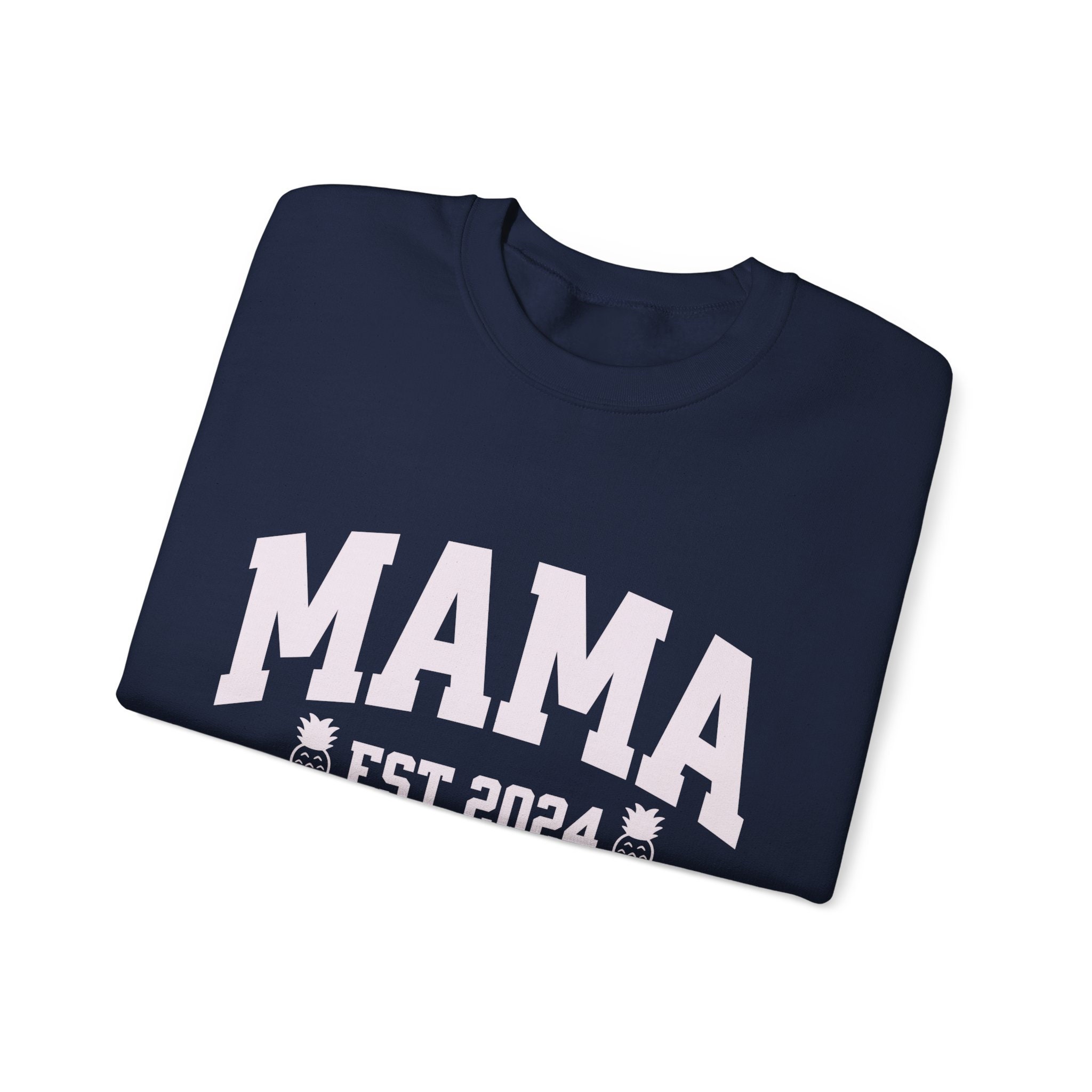 Mama Est 2024 Mommy 2024 Mom Mummy 2024 With Pineapple For New Mom 2024 mama-est-2024-mommy-2024-mom-mummy-2024-with-pineapple-for-new-mom-2024