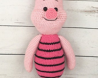 Piglet the Pig Crochet Pattern Amigurimi ENGLISH | PDF Download