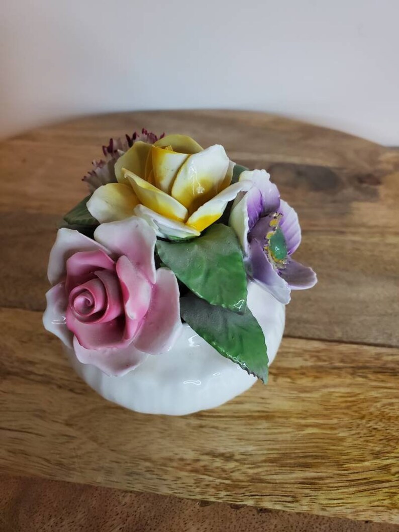 Hand Made Radnor Bone China Staffordshire England Flower Pot Etsy