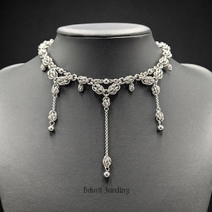 Chainmail stainless steel necklace &quot;Cirith&quot;