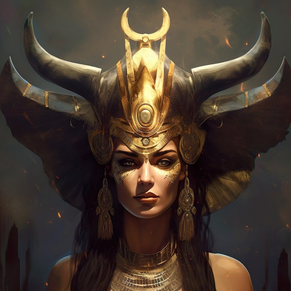 Egyptian Goddess Hathor, 5 Files, 4k+ Resolution