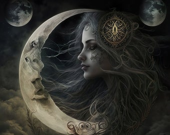 Wiccan Moon Goddess