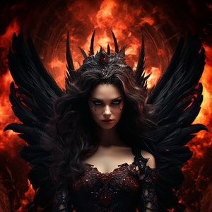 Lilith Goddess Of The Night Digital Art - V1