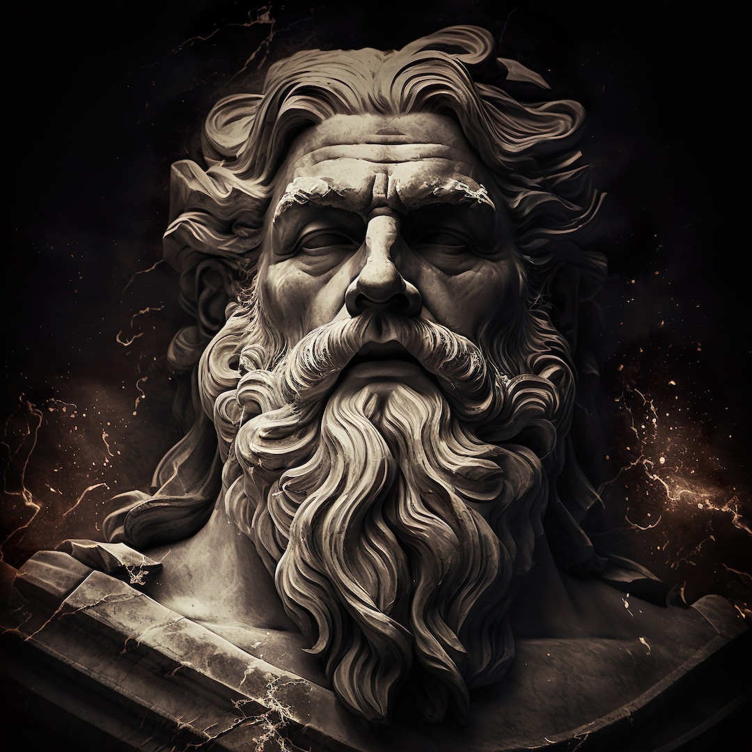 Greek God Zeus Art 4k+ Etsy