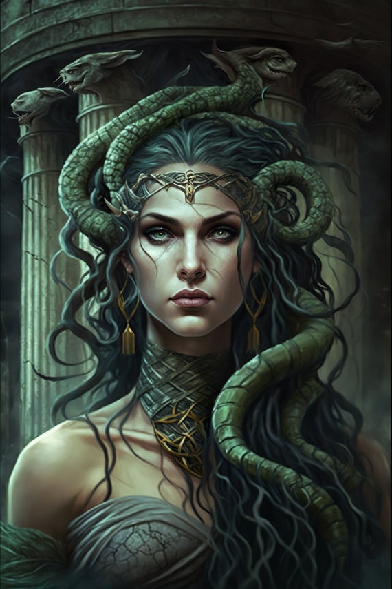 Medusa Art 4k - Etsy Canada