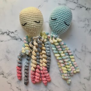 Preemie Octopus Crochet Pattern PDF Instant Digital Download Baby NICU Amigurumi Crochet Octopus image 3