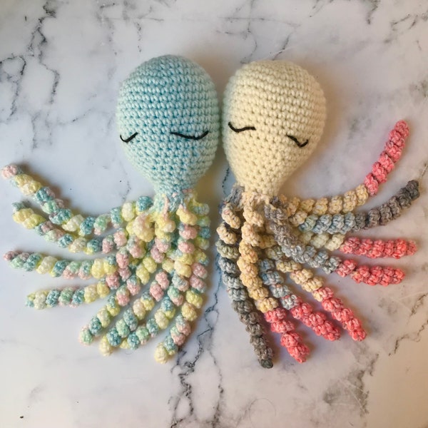 Preemie Octopus Crochet Pattern PDF Instant Digital Download Baby NICU Amigurumi Crochet Octopus