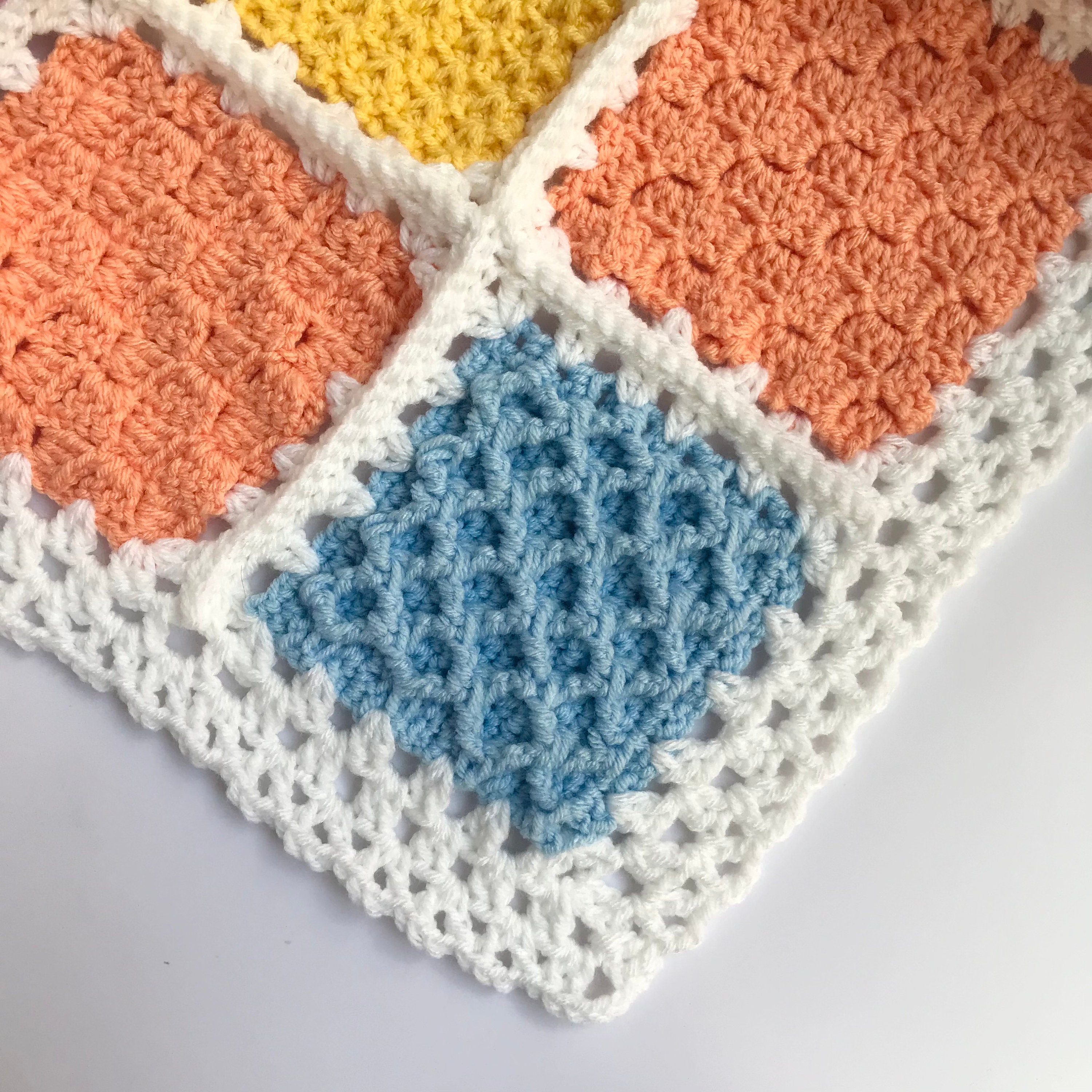 Over the Rainbow Baby Afghan Crochet Pattern PDF Instant Etsy