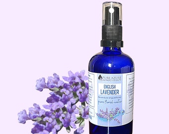 English Lavender floral water / hydrosol | No additives | Norfolk Lavander | 100% Pure & Natural | Toner Spritzer Pillow Spray