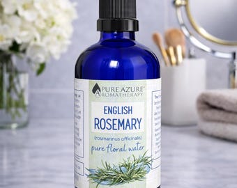 Pure English Rosemary floral water / hydrosol | No additives | 100% Pure & Natural | Hair / Face Toner Spritzer