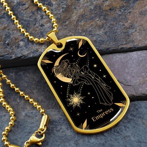 Pendentif tarot, le souverain, beauté, sensualité, maturité, gravure gratuite