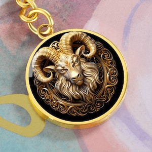 Brelok 3D ze znakiem zodiaku KÓZROŻEC z grawerem: Wyjątkowy prezent dla fanów astrologii